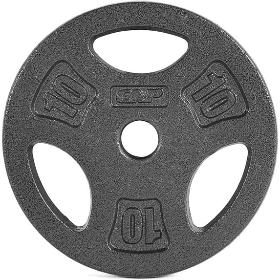 WF Athletic Supply Cast Iron 1-Inch Standard Grip Plate for Strength Training, Muscle Toning, Weight Loss & Crossfit - Multiple Choices Available
