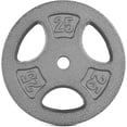 thumbnail image 1 of WF Athletic Supply Cast Iron 1-Inch Standard Grip Plate for Strength Training, Muscle Toning, Weight Loss & Crossfit - Multiple Choices Available, 1 of 9