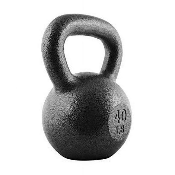 WF Athletic Supply Hammerstone Painted Cast Iron Kettlebells, Home & Gym Equipment, Great for Strength Training, Full Body Workout & Crossfit Training, Color & Size Options Available in 10-80 Pounds