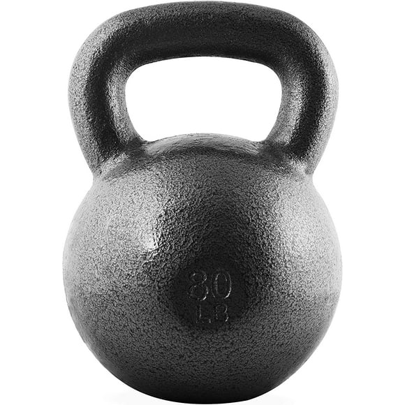 WF Athletic Supply Hammerstone Painted Cast Iron Kettlebells, Home & Gym Equipment, Great for Strength Training, Full Body Workout & Crossfit Training, Color & Size Options Available in 10-80 Pounds