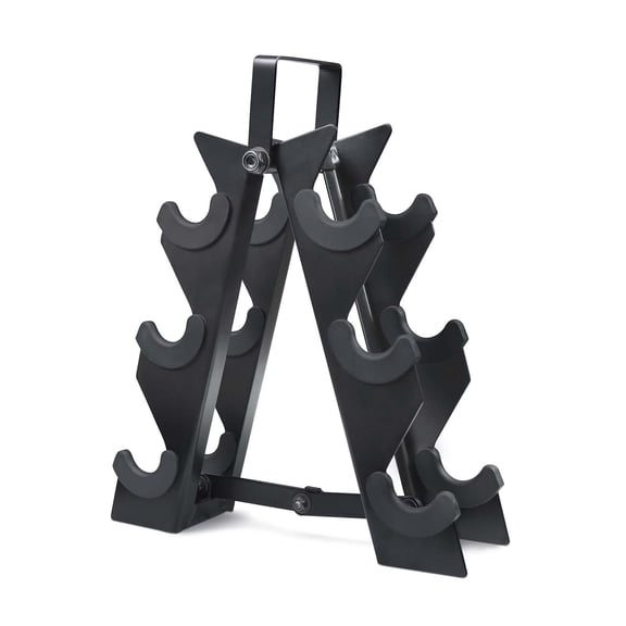 WF Athletic Supply Heavy Duty A-Frame Dumbbell Storage Rack, Steel Dumbbell Holder, Dumbbell Stand & Weight Racks for Home Gym Dumbbell Storage, RACK ONLY, Sizes Option Available