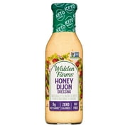 WF Honey Dijon Dressing, 12 oz, Fres/ Delicious Salad Topping, Sugar Free 0g Net Carbs,  Great for that salad or on a sandwich, or as a dip.