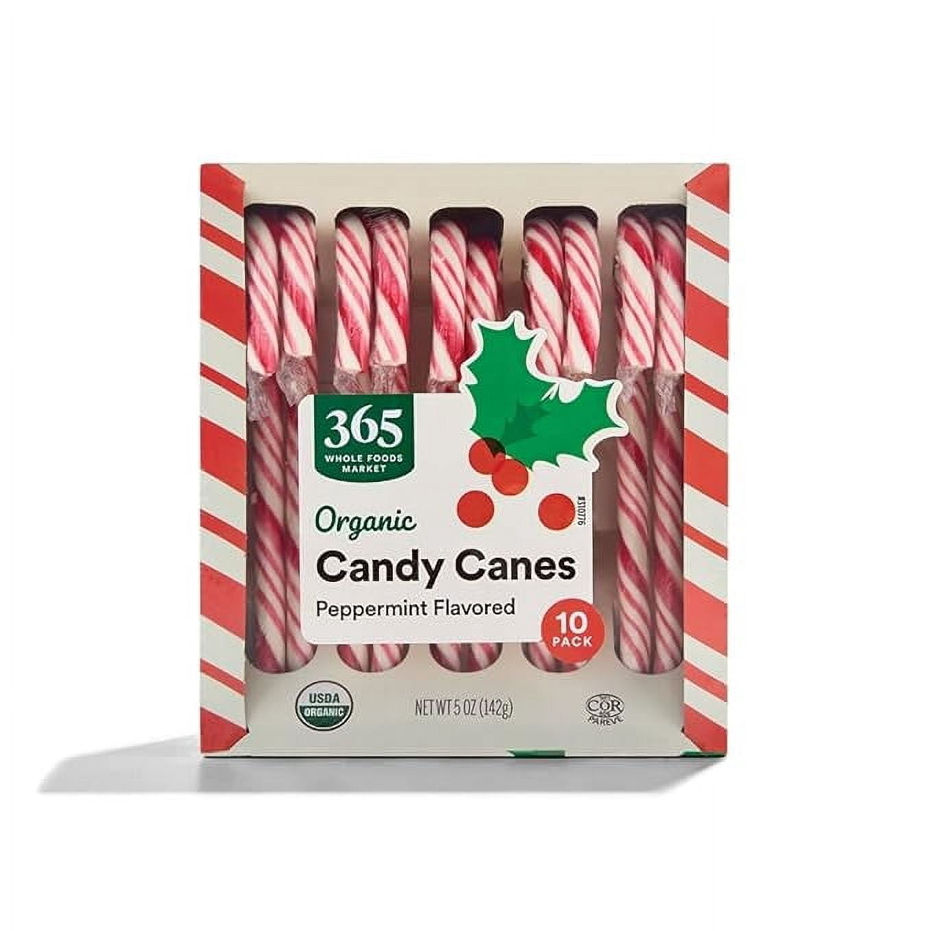 WF Organic Candy Canes 10 Count, 5 Ounce - Walmart.com