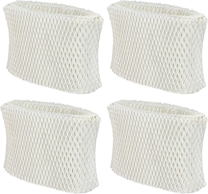 WF2 Humidifier Filter Replacement for Vicks Kaz Humidifier Starry Night Cool Mist V3500N V3700 V3100 V3900 Sunbeam 1118 1119 Honeywell HCM-300T HCM-350 WA-8D Enviracaire ECM-500 4 Pack