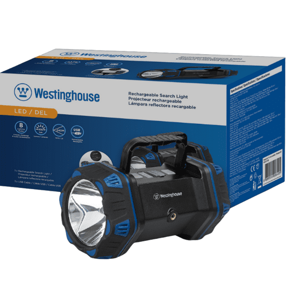 WF217 Rechargeable Search Light, Area Light, Mobile Power Bank - 8 Lighting Modes