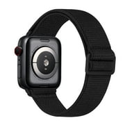 WFEAGL iWatch Series Nylon Apple Watch Bands Sport Breathable Strap 38/40/41mm Black