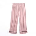 thumbnail image 1 of WFJCJPAF 2024 New Product Clearance！ Pants for Women Jeans,Women's Fashion Fitness Sport Relaxed Loose Elastic Waist Long SweatPants Solid Color Bound Feet - Pink XXL, 1 of 5