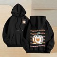 thumbnail image 1 of WFJCJPAF 2025 New Thanksgiving Tops for Women Plus Size,Women Print Long Sleeve Loose Fashion Pullover Hoodies Tops Sweatshrits,Thanksgiving Tops for Women - Black XL, 1 of 3