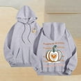 thumbnail image 1 of WFJCJPAF 2025 New Thanksgiving Tops for Women Plus Size,Women Print Long Sleeve Loose Fashion Pullover Hoodies Tops Sweatshrits,Thanksgiving Tops for Women - Gray S, 1 of 3