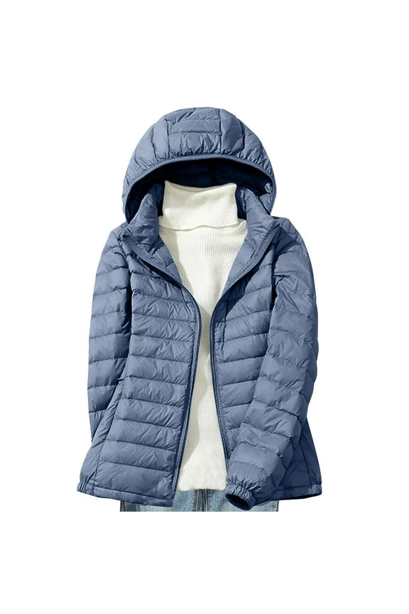 ! Winter Coats for Women Plus Size Puffer Coat,Women's Down Jacket Lightweight Hooded Short Korean Style Extra Large Size Plus White Down Warm Jacket