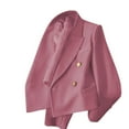 thumbnail image 1 of WFJCJPAF Holiday ! Blazers for Women Plus Size. Sopia,Women's Solid Color Buttons Pockets Long Sleeve Top Suit Coat Suit Coat, 1 of 4