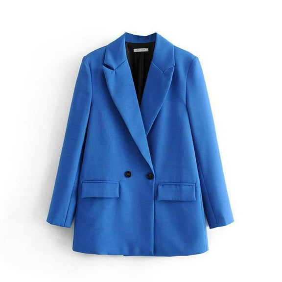 WFJCJPAF Holiday Clearance! Jackets for Women Clearance under $10.00,Women's Fashion Casual Spring Summer Color Long Sleeve Blazer