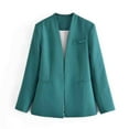 thumbnail image 1 of WFJCJPAF Holiday Clearance! Jackets for Women Plus Size Over Dress,Women's Fashion Casual Solid Color Long Sleeve Blazer, 1 of 3