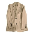 thumbnail image 1 of WFJCJPAF Holiday Clearance! Jackets for Women Purple,Women's Fashion Long Sleeve Casual Color Versatile Long Open Coat, 1 of 3