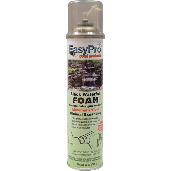WFN Easy Pro Waterfall Foam, Black, 20-Ounce