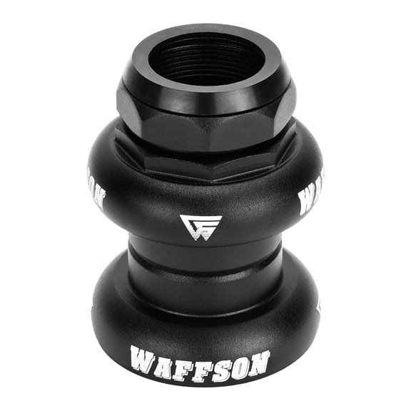 WFS AH.85 1 Inch Threaded Headsets Bearing External Cup , Matte Black, HS10ZQMBK