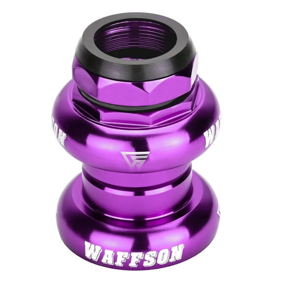 WAFFSON / WFS AH.85 1 Inch Threaded Headsets Bearing External Cup , Purple, HS10ZQPUR