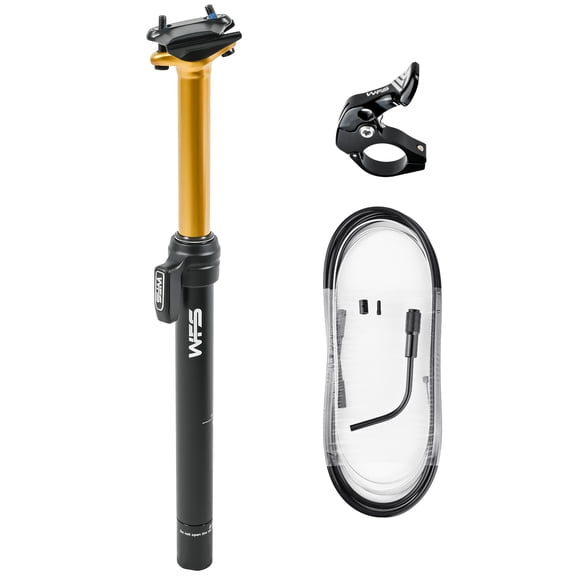 WFS Flex Remote External Dropper Post 27.2X395mm Travel 110mm, Gold, SP03JD27.2X395GLD