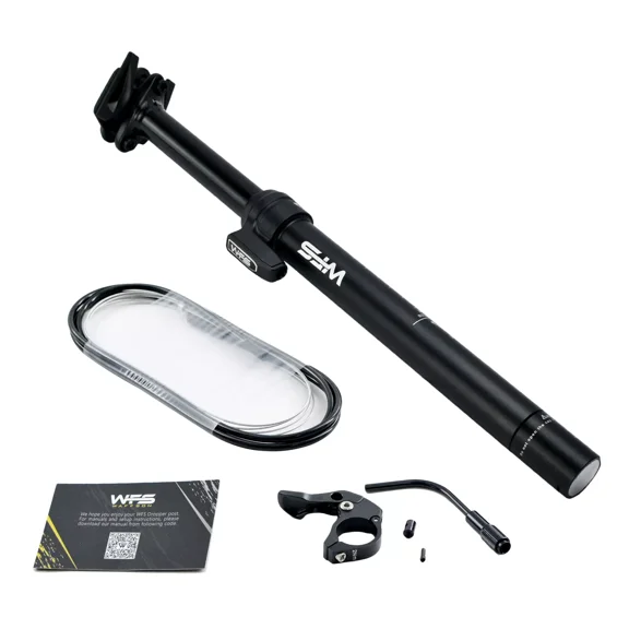 WFS Flex Remote External Dropper Post 27.2x305mm Travel 70mm, Black, SP03JD27.2X305BLK