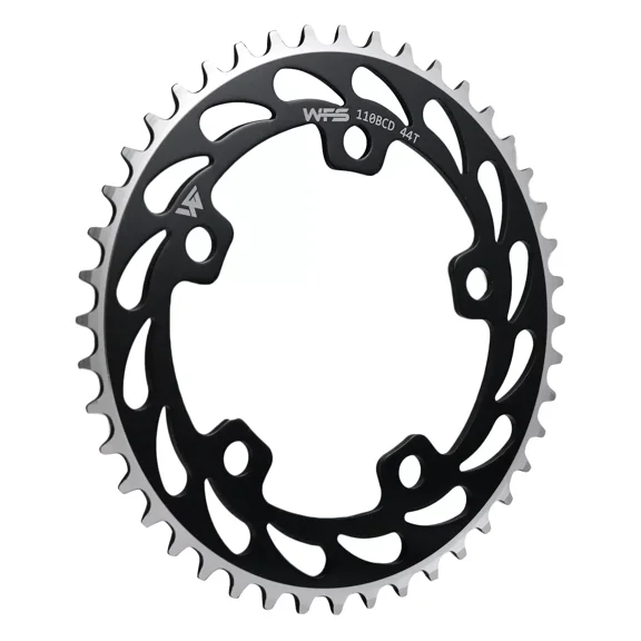 WFS Helix Chainring 44T 1/8" 110mm Old School BMX Single Speed Fixie , Black #WFS3056