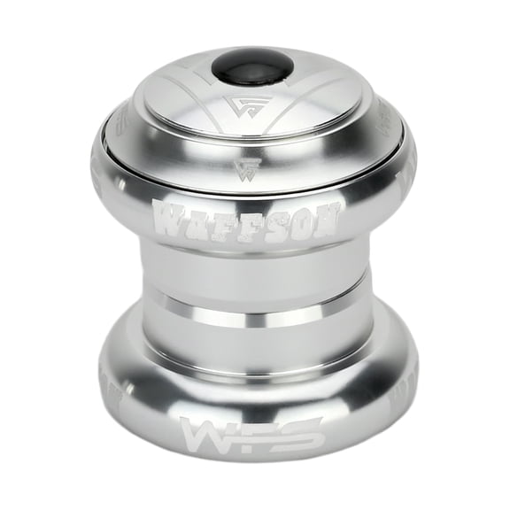 WAFFSON / WFS NV.58 1-1/8 inch CNC Threadless Headset with Top Cap , Silver, HS04ZQSIL