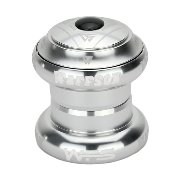 WFS NV.58 1-1/8 inch CNC Threadless Headset with Top Cap , Silver, HS04ZQSIL
