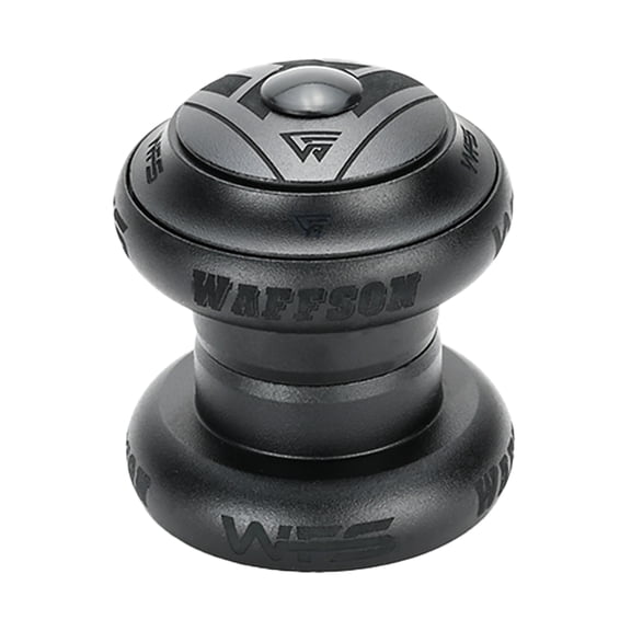 WFS NV.73 1 Inch CNC Alloy Threadless Headset with Top Cap , Matte Black, HS03ZQMBK