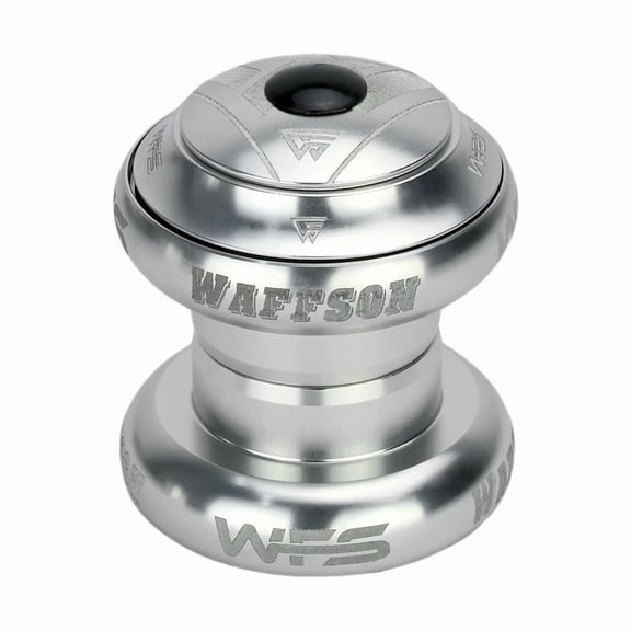 WFS NV.73 1 Inch CNC Alloy Threadless Headset with Top Cap , Silver, HS03ZQSIL