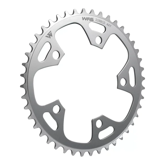 WFS Pulsar Chainring 44T 1/8" 110mm Old School BMX Single Speed Fixie , Silver #WFS3073