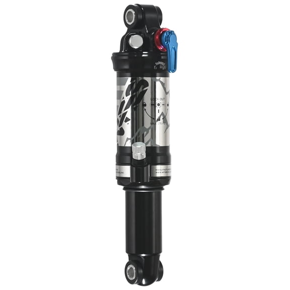 WFS Revok Dual Air Rear Shock 190x47mm MTB Suspension w/ Lockout & Rebound, RS01KJ190BLK