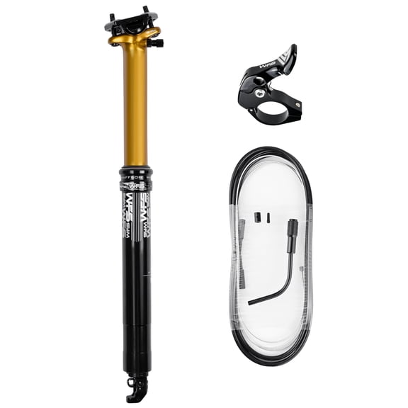 WAFFSON / WFS Strata Internal Dropper Post Kit, 30.9 x 402mm, Remote, Factory Gold, SP04JD30.9X402GLD