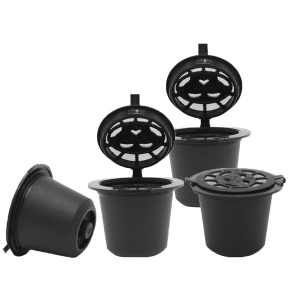 WFSCRD Save Reusable K Cup Pod Coffee Filters - Refillable Coffee Pod For Use With Keurig & Select Single Cup Coffee Machines, 4-Pack