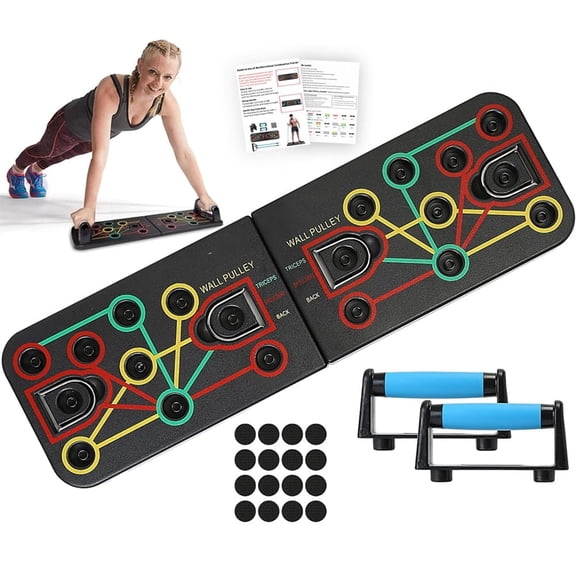 WFSVRY Body-building apparatus,Push Up Board Exercise Equipment - At Home Workout Equipment, Gift for Boyfriend