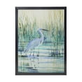 thumbnail image 1 of WFSposter Animal Wall Art Abstract Painting for Decor Rustic Yellow Blue Heron Bird Canvas Artwork Bedroom Living Room Office Wall, 1 of 7