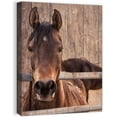 thumbnail image 1 of WFSposter Farmhouse Rustic Wall Art for Bedroom Home Bathroom Decor for the Home Country Horse Pictures Artwork for Walls Kitchen Wall Decor Modern Prints Wood Grain Canvas Framed Animal Wall Art, 1 of 6