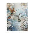 thumbnail image 1 of WFSposter Flower Bird Canvas Wall Art Decorations for Bedroom Bathroom Framed Artwork Modern prints picture Ready to Hang 12x16", 1 of 5