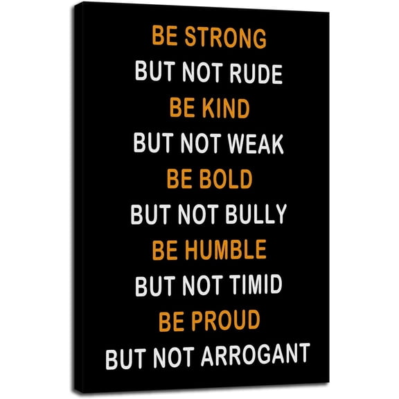 WFSposter-Inspirational Wall Art Office Decor Motivational Posters Prints on Canvas Inspiring Entrepreneur Positive Quotes Pictures Prints Artwork Modern Home Living Room Shcool Decor