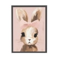 thumbnail image 1 of WFSposter Little Rabbit Poster Bunny Print Pastel Color Art Portrait Art Watercolor Art Gift for Kids & Parents Chic Decor for Nursery,Bedroom or Kid's Room 8x10 Wall Art, 1 of 7