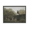 thumbnail image 1 of WFSposter Wall Art for Living Room Canvas Print Easter Decor Wall Art Three Rabbits Vintage Wall Art Decor Animal Landscape Easter Bunny Oil Painting for Bedroom Office Wall Decor 16x24in, 1 of 7