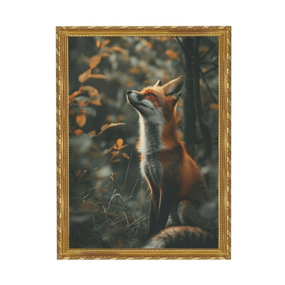 WFSposter Wall Art William Morris Exhibition Print Poster Vintage Wall Art Textiles Art Vintage Poster Fox Art-1 Canvas 12x18in Unframed