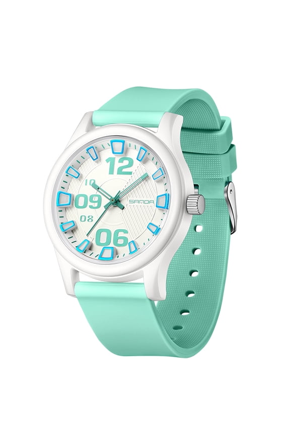 WFashion women's watches, simple casual Soft silicone strap lady watches waterproof, nurse watches for woman, ladies wristwatch