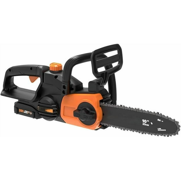 WG322 20V Power Share 10" Cordless Chainsaw with Auto-Tension