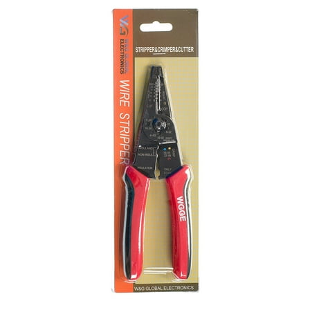 WGGE WG-015 Professional Crimping Tool/Multi-Tool Wire Stripper and Cutter (Multi-Function Hand Tool)