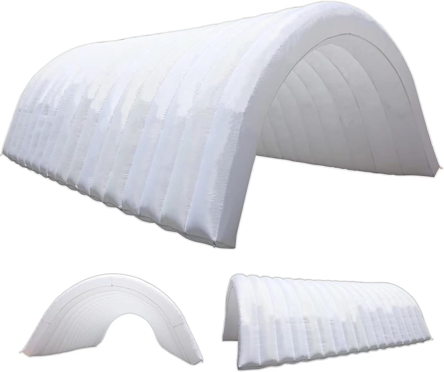 WGIA 10-Person Inflatable Tunnel Tent, 210D Oxford Cloth, 288 inches