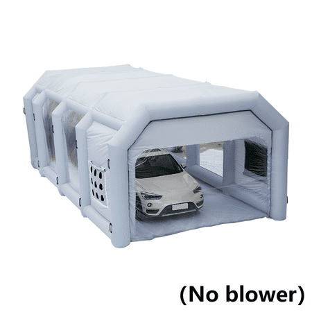 WGIA Inflatable Paint Booth 39X16.5X13FT (No blower) Inflatable Spray Booth,Professional Car Workstation Portable Auto Paint Booth for Cars, Car Parts Painting