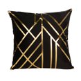 WGMHEA Pillow Case satin pillowcase queen Polyester Gold Letter Pillow Case Cover Sofa Car Waist