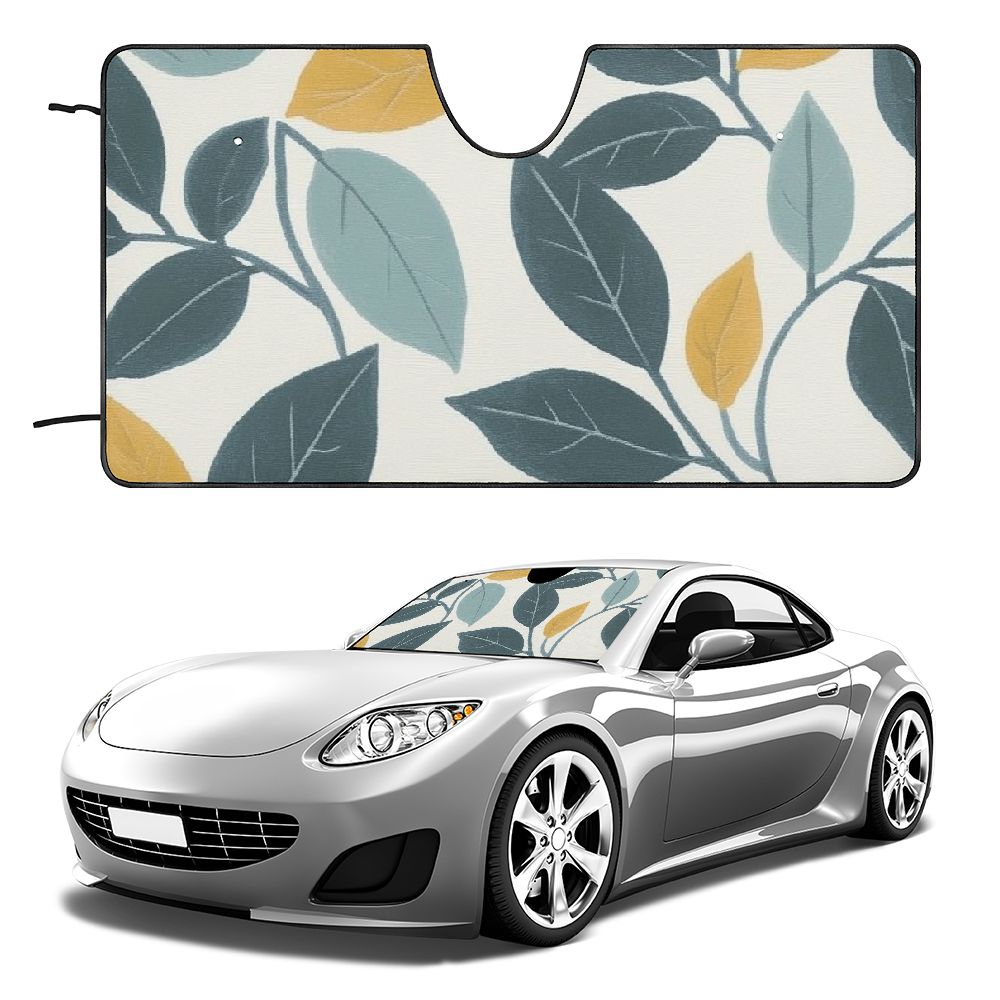 WGOD Leaves Car Sun Shade Windshield Universal Size Car Interior