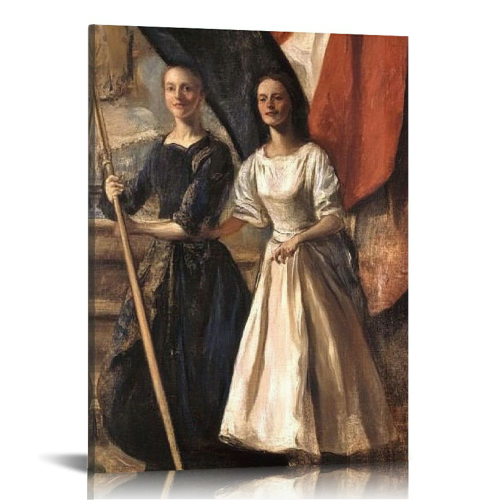 WGOD , a Nonagenarian Housemaid Gallery Wrap Canvas Art Print Ready