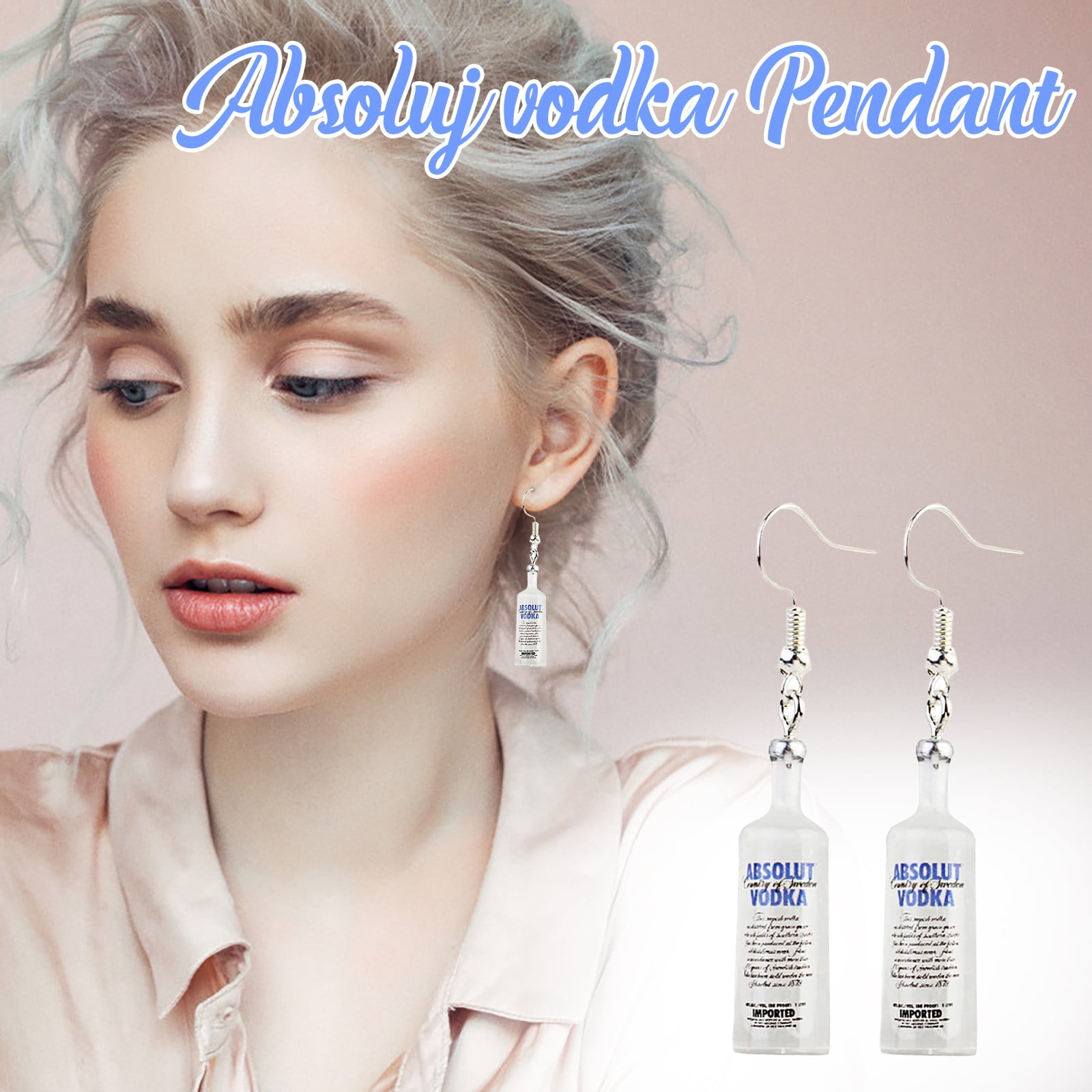 Shein vodka earrings online