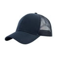 thumbnail image 1 of WGRFFH Mesh Trucker Baseball Cap Snapback Hat Structured Trucker Hats Baseball Caps Adjustable Blank Mesh Back Ball Caps for Men Women Unisex Baseball Mesh Cap Open Back Solid Color Sun Hat Cap, 1 of 4